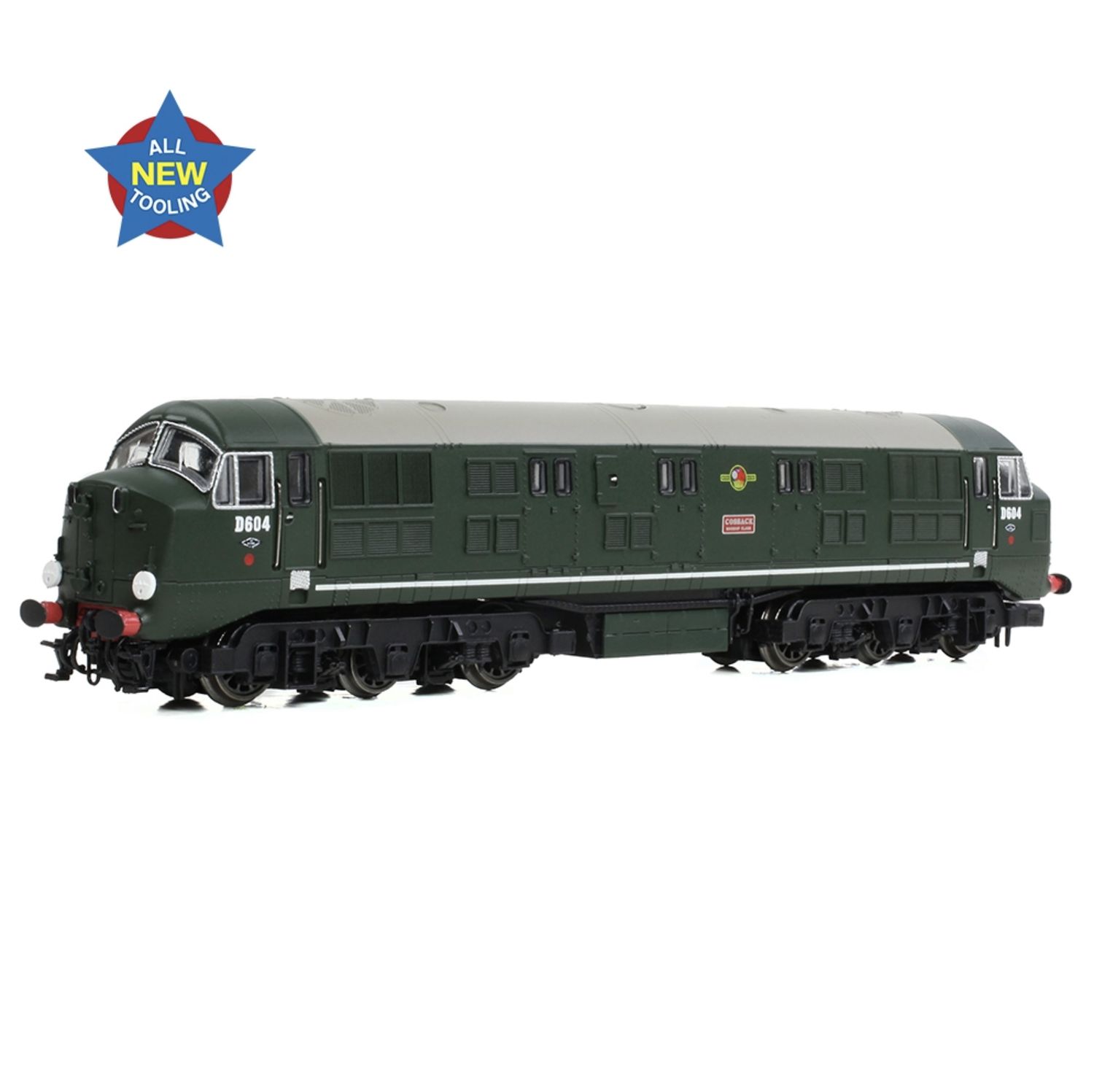 EFE Rail E84527 Class 41 &#39;Warship&#39; Disc Headcode D604 &#39;Cossack&#39; BR Green (L/Crest)