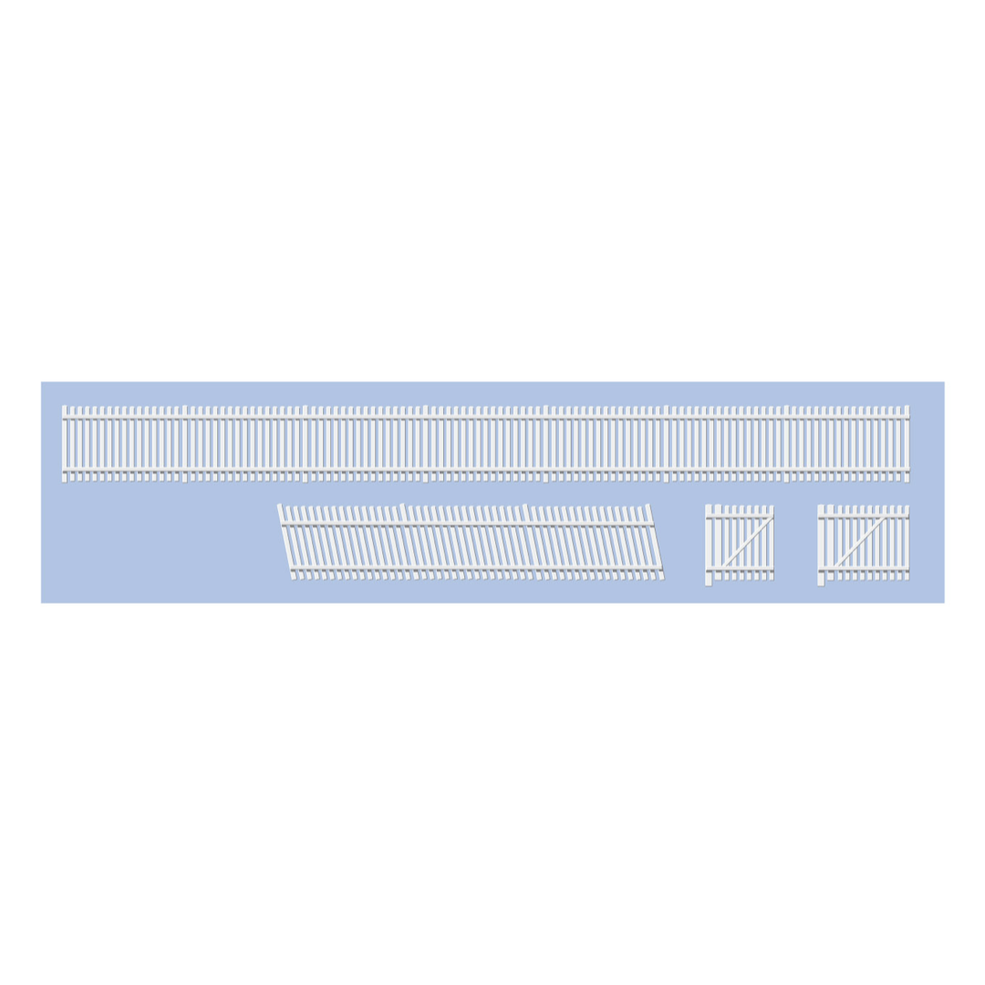 Ratio 243 N Gauge GWR Station Fencing Ramps and Gates img