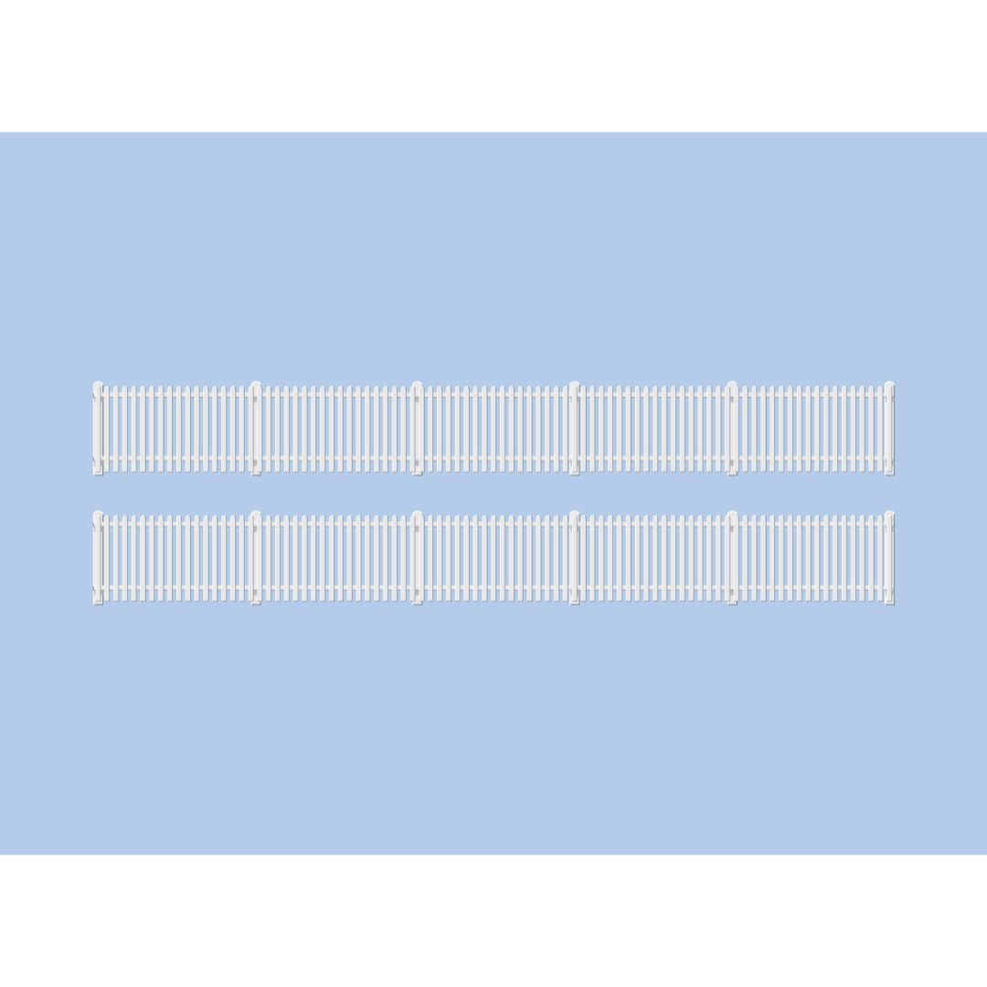Ratio 421 OO Gauge GWR Station Fencing, White