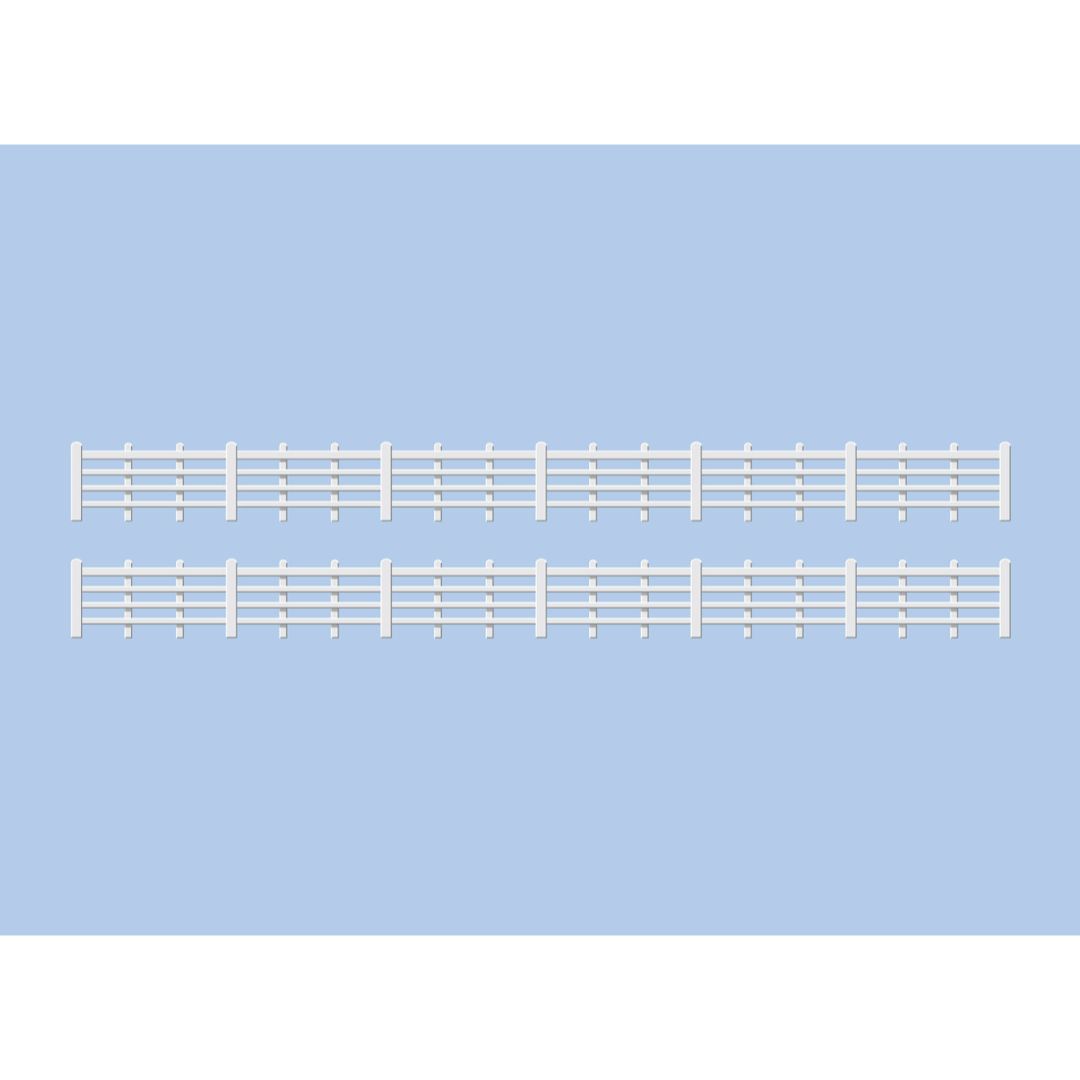 Ratio 424 OO Gauge Lineside Fencing, White