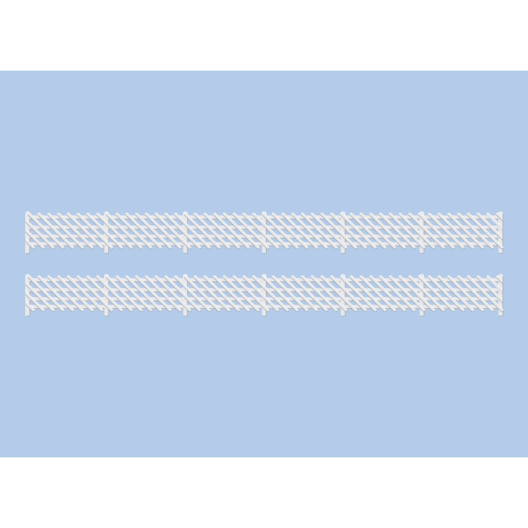 Ratio 426 OO Gauge LMS Station Fencing, White