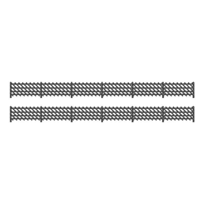 Ratio 427 OO Gauge LMS Station Fencing, Black