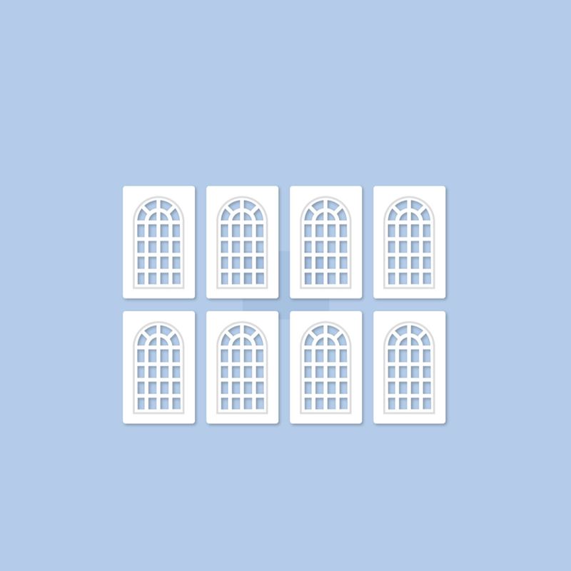 Ratio 523 OO Gauge Industrial Windows