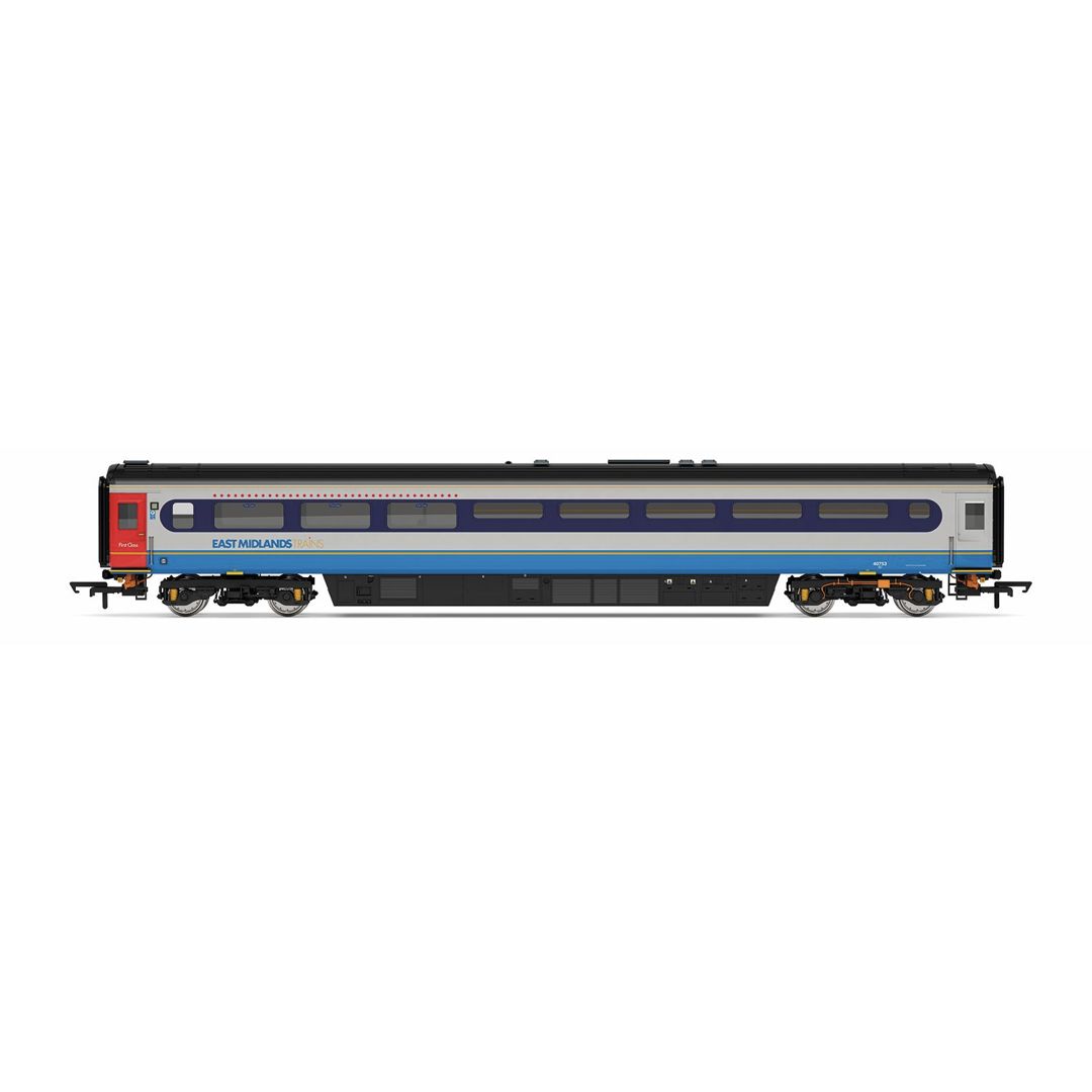 Hornby R40366 OO Gauge East Midlands MK3 Coach F 40753 TFKB