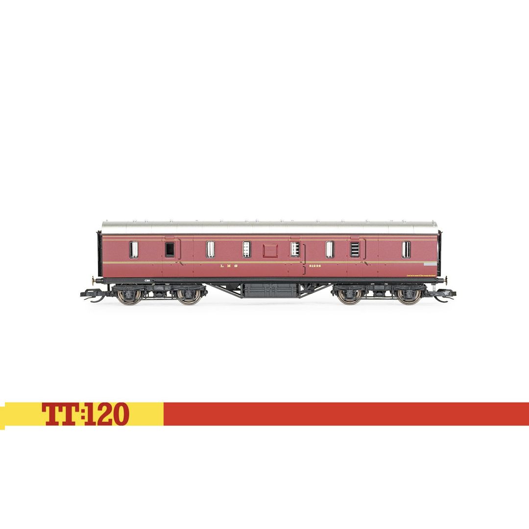 Hornby T4010 TT120 LMS 50' Passenger Brake, 31236