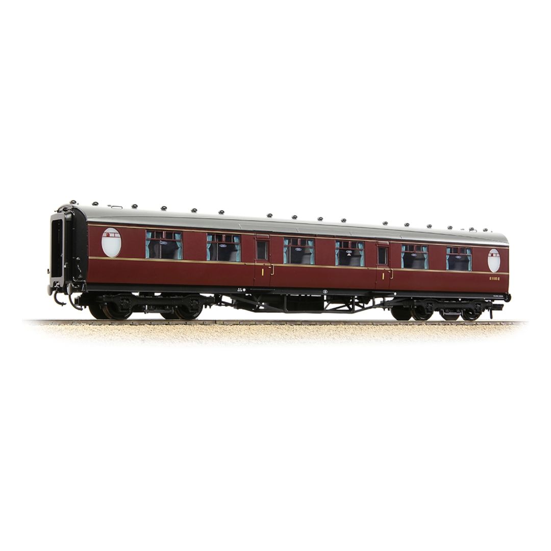 Bachmann 34-487A OO Gauge LNER Thompson First Corridor Coach BR Maroon
