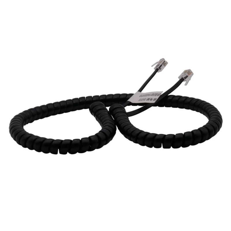 Digitrains 1.8m Curly RJ12 Cable (Ideal For NCE Power Cab)