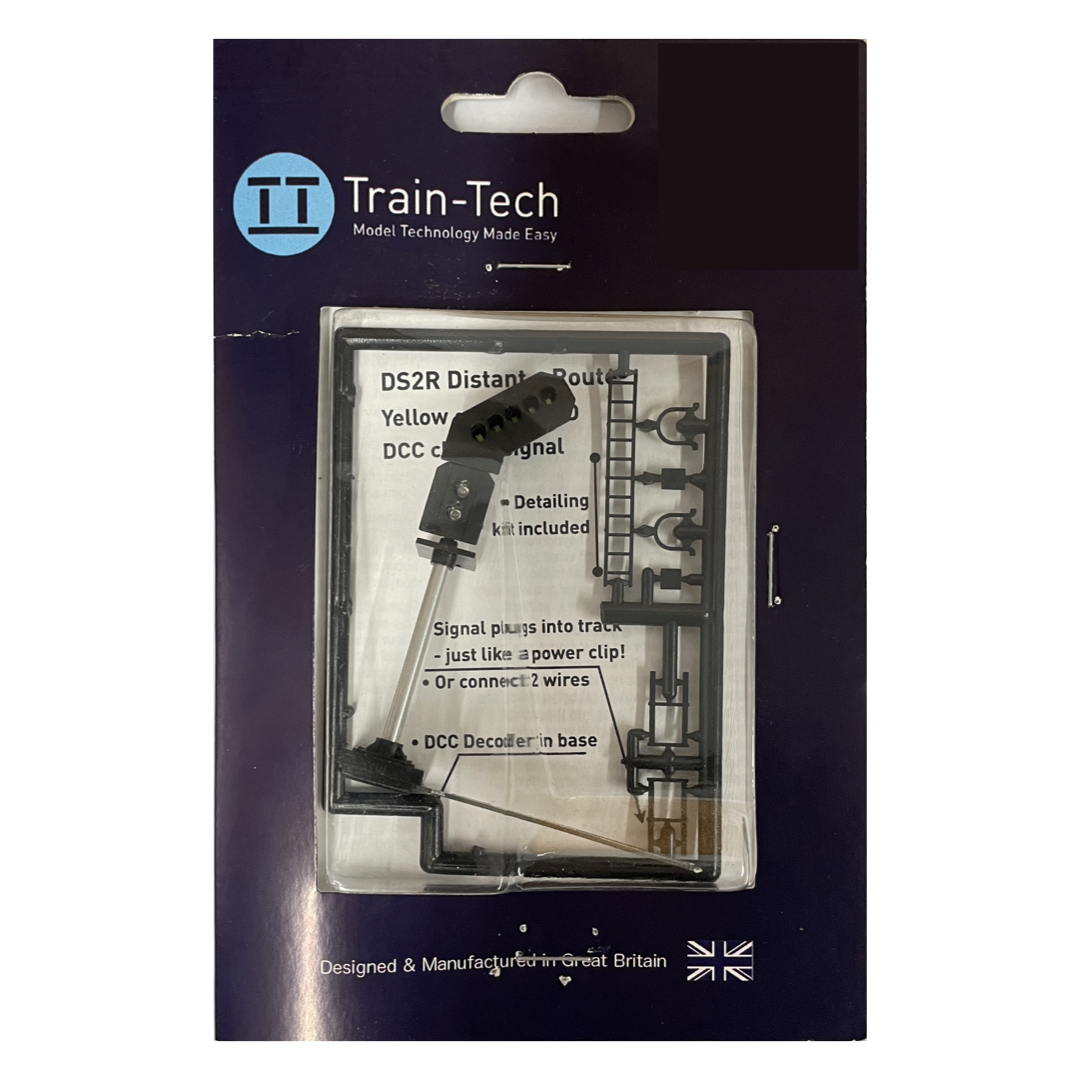 Train Tech DS2R 2 Aspect Distant Signal (Right Hand Feather) img