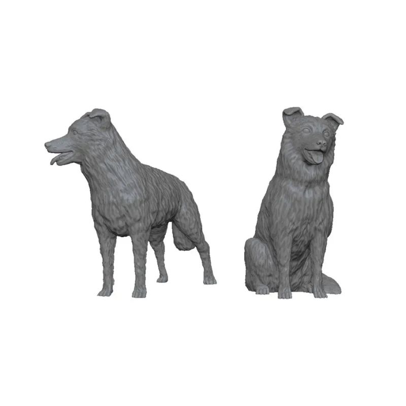 ModelU 31000-148 N Gauge Border Collies (x2)
