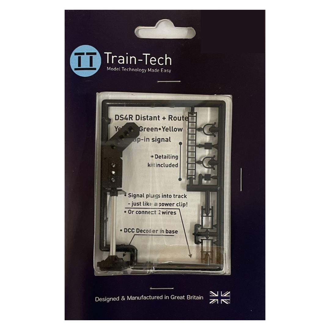 Train Tech DS4R DCC Signal (RH Feather) 3 Aspect Distant