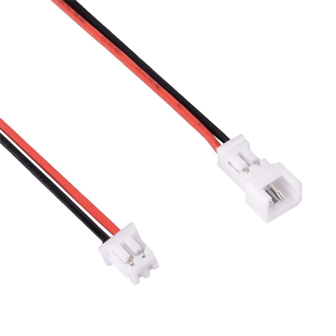 1.25mm JST 2 Pin Mini Micro Male and Female Connector Plug  (Works With ESU Speakers)