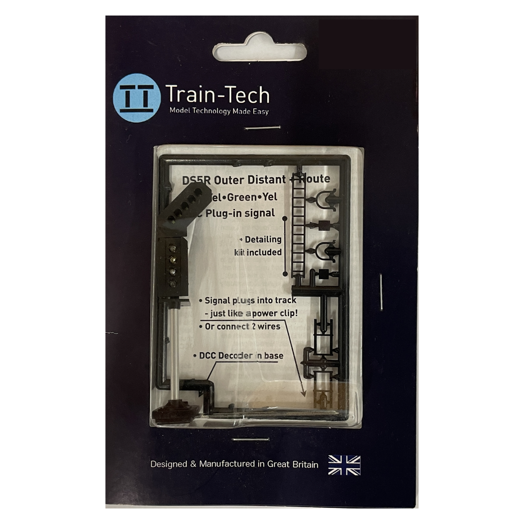 Train Tech DS5R DS5R DCC Signal (RH Feather) 4 Aspect Outer Distant img