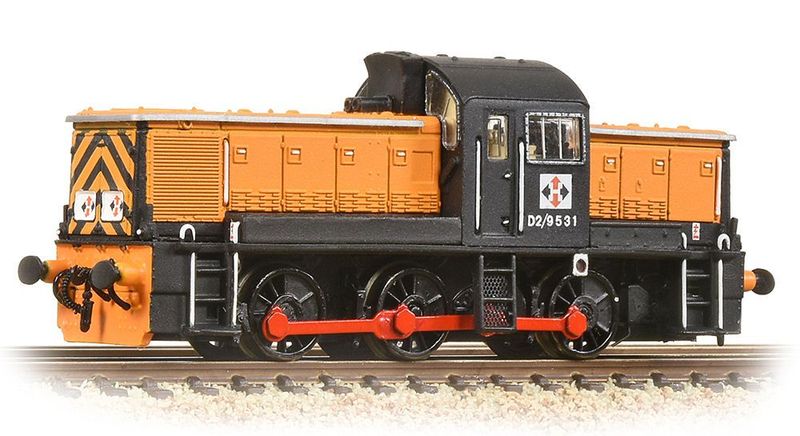 Graham Farish 372-954 Class 14 D2/9531 NCB British Oak Orange/Black