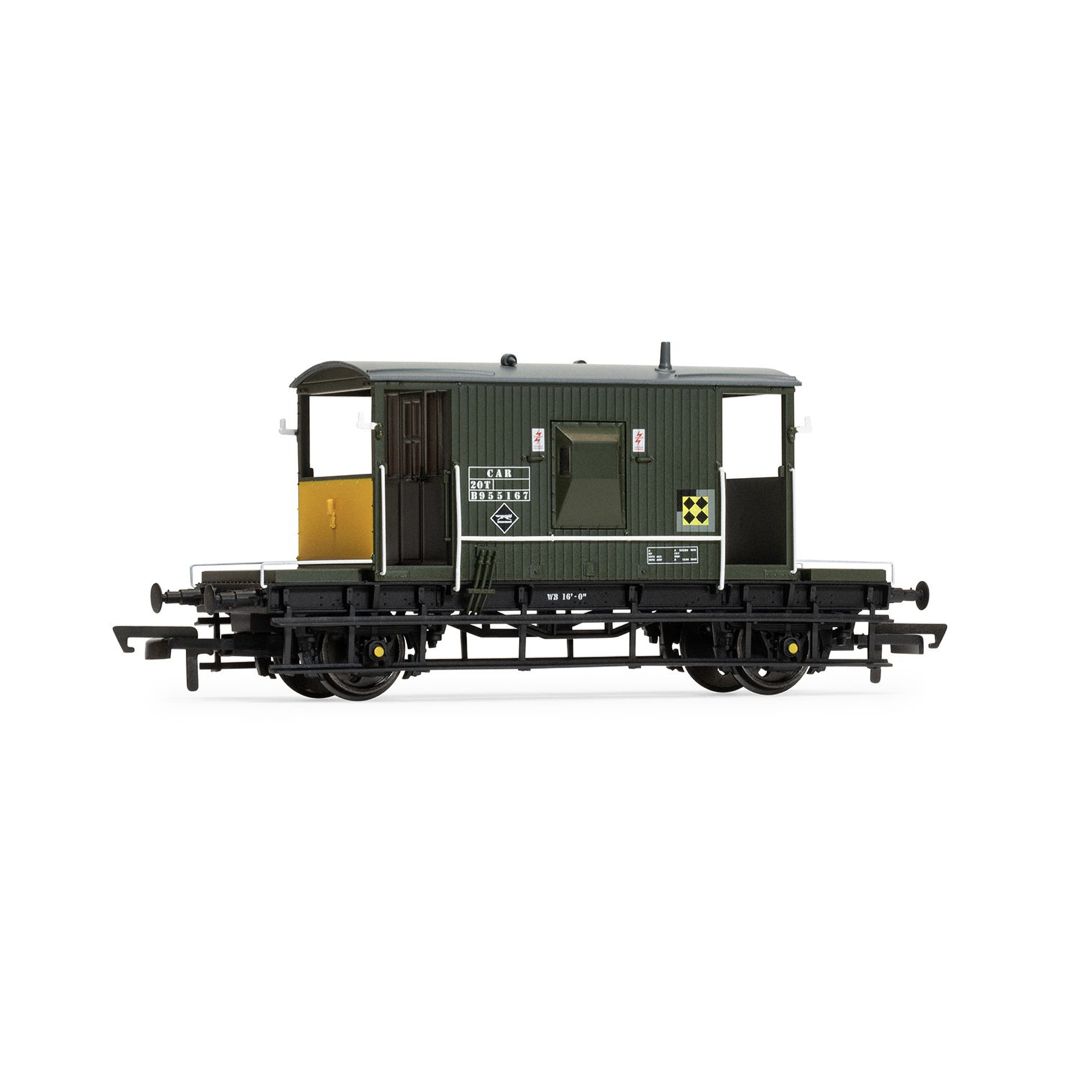 Hornby R60290 OO Gauge BR - CAR B955167 - Brake Van