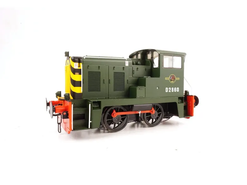 Heljan 2871 Class 02 D2860 BR Green w/Wasp Stripes