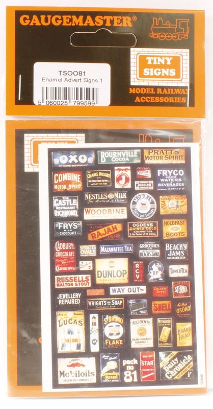 Gaugemaster Tiny Signs TSOO81 Enamel Advert Signs 1