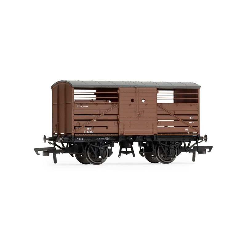 Hornby R60288 OO Gauge BR - Ex SR - 52297 - Cattle Wagon