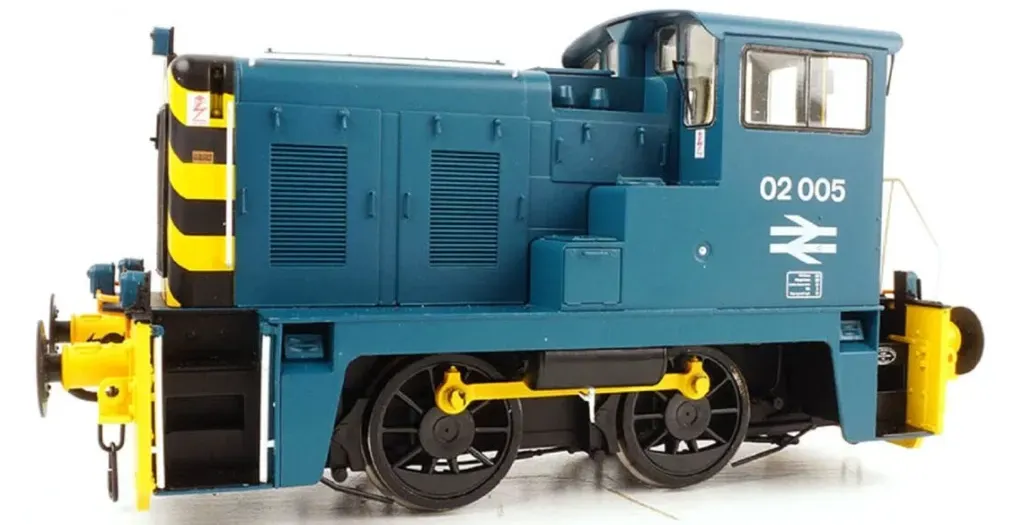 Heljan 2873 Class 02 02003 BR Blue w/Wasp Stripes