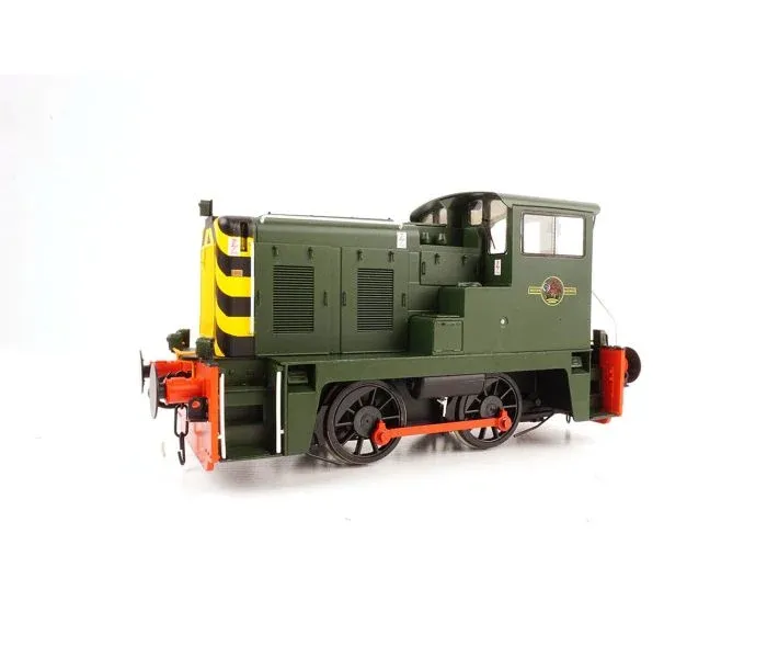 Heljan 2870 Class 02 Unnumbered BR Green w/Wasp Stripes