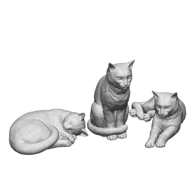 ModelU 31050-076 OO  Gauge Tabby Cats