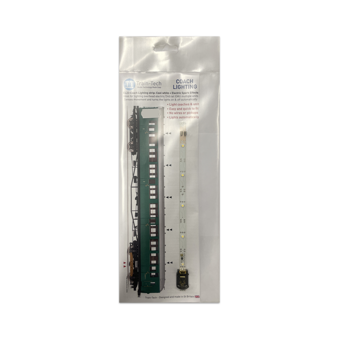 Train Tech CL23 OO Gauge Automatic Coach Lighting - Cool White/ Electric Spark E img