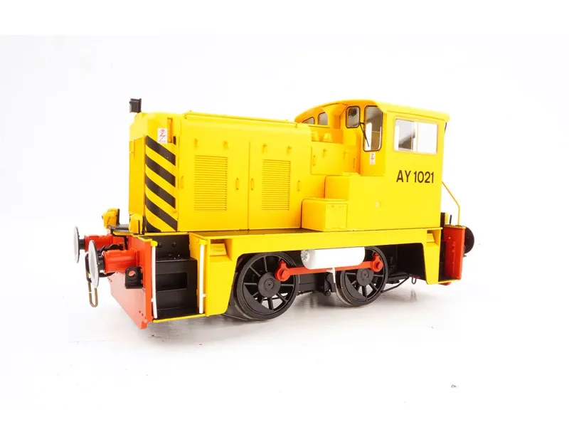 Heljan 2875 Class 02 Unnumbered Industrial Yellow w/Wasp Stripes