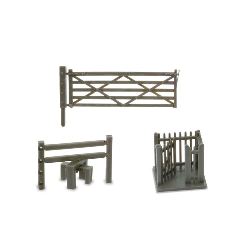 Peco NB-46 N Gauge Field Gate, Stiles and Wicket Gate