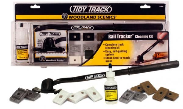 TT4550 Woodland Scenics Tidy Track Rail Tracker™ Cleaning Kit
