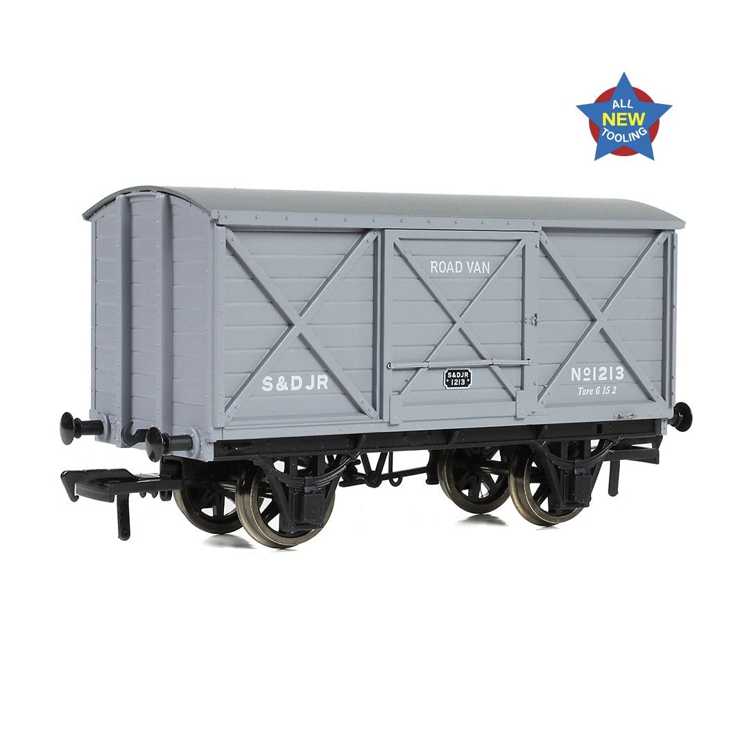 EFE Rail E87052 S&amp;DJR 10 Ton Covered Van S&amp;DJR Grey