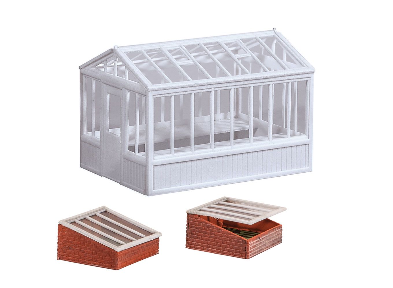 Wills Kits SS20 OO Gauge Greenhouse and Coldframes (2) Kit