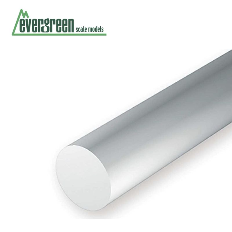 EVG213 Evergreen 14in (35cm) Rod .100in (5 per pack)