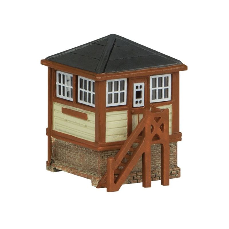 Graham Farish 42-182C N Gauge Ground Frame Hut Chocolate &amp; Cream
