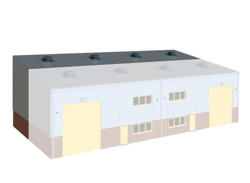 Wills Kits SSM315 OO Gauge Industrial/Retail Unit Extension Kit