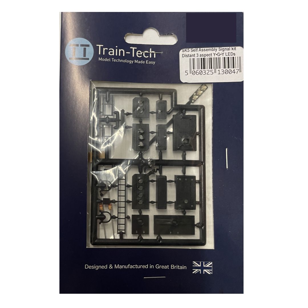 Train Tech SK5 Signal Kit 3 Aspect Distant with Yellow &amp; Green LEDs