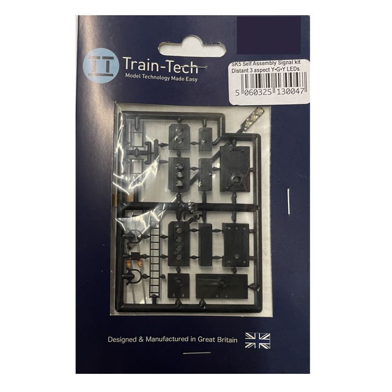 Train Tech SK5 Signal Kit 3 Aspect Distant with Yellow &amp; Green LEDs