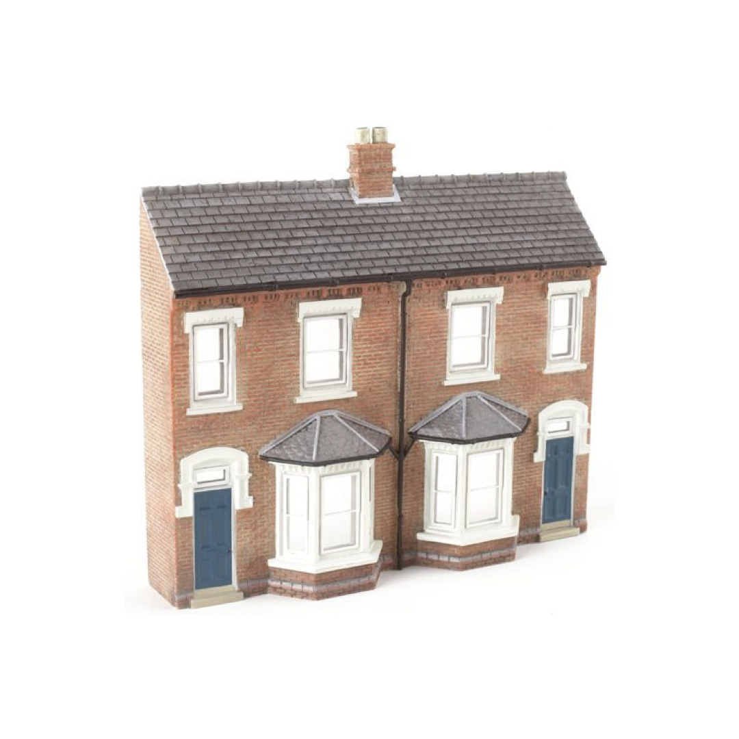 Graham Farish 42-202 N Gauge Scenecraft Low Relief Front Terraced Houses img