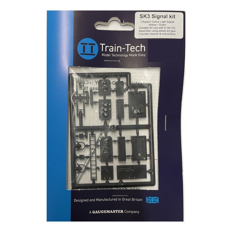 Train Tech SK3 Signal Kit 2 Aspect Distant with Yellow &amp; Green LEDs