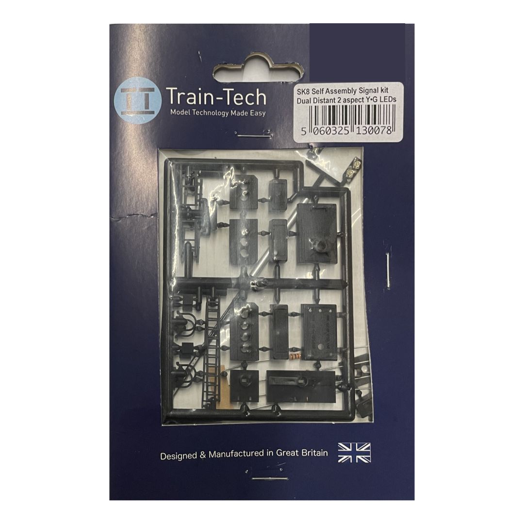 Train Tech SK8 Signal Kit Dual Head Distant with Yellow &amp; Green LEDs