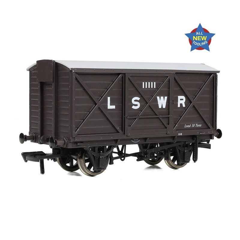EFE Rail E87051 LSWR 10T Ventilated Van LSWR Brown