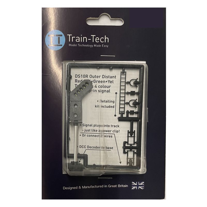 Train Tech DS10R DCC Signal (RH Feather) Multi 4 Aspect