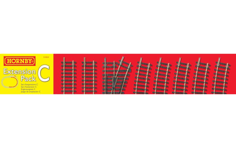 Hornby R8223 OO Gauge Track Extension Pack C Hornby R8223 OO Gauge Track Extension Pack C