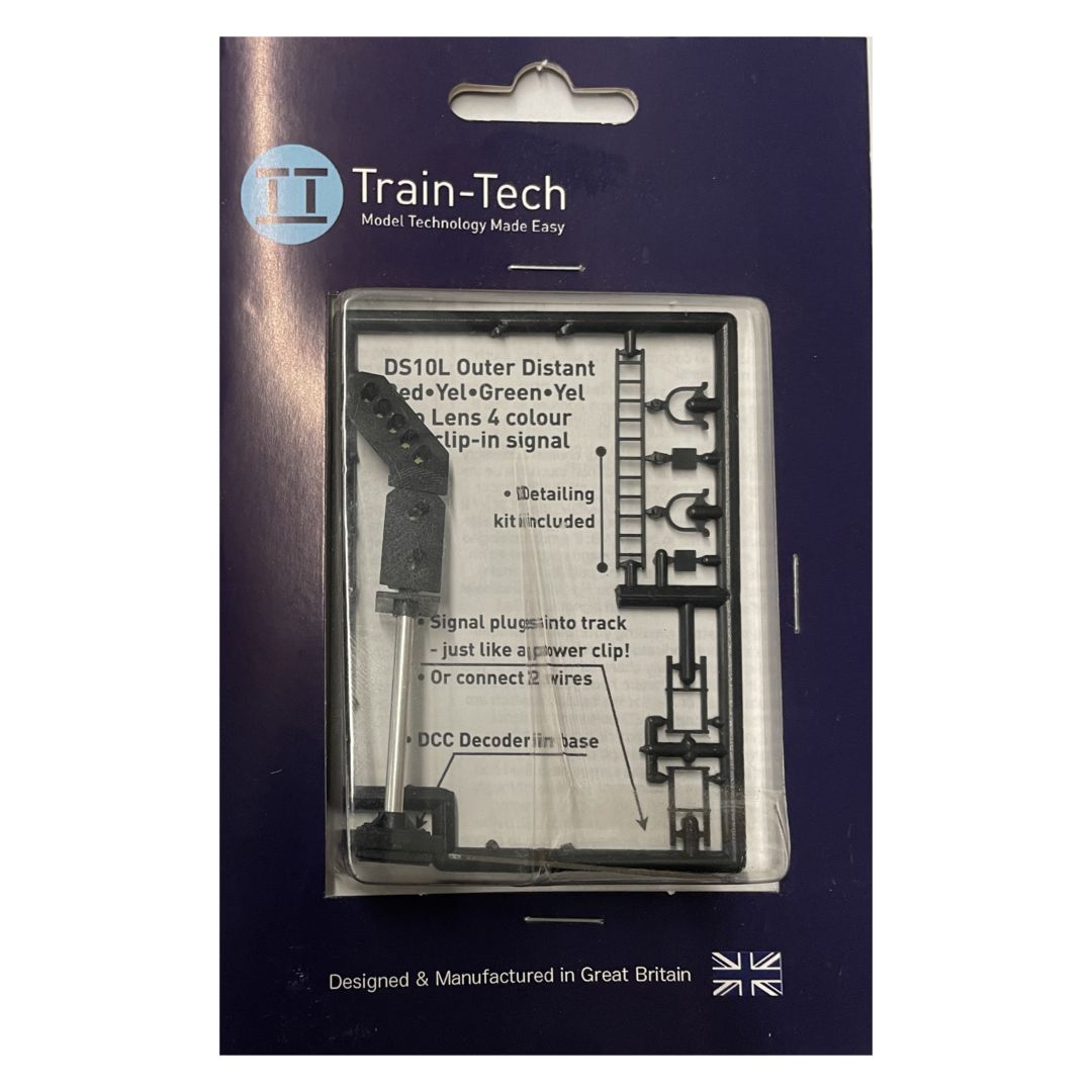 Train Tech DS10L DCC Signal (LH Feather) Multi 4 Aspect