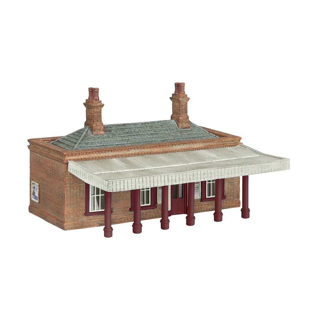 Graham Farish 42-0045 N Gauge Scenecraft Suburban Station Red