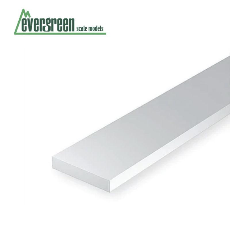 EVG143 Evergreen Styrene Strip 1.0mm X 1.5mm (10 Pack)