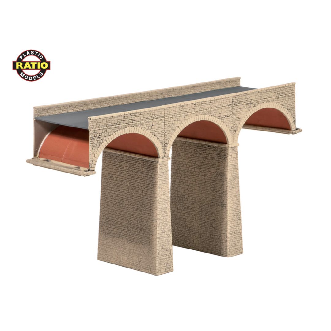 Ratio251 OO Gauge Three Arch Viaduct Kit