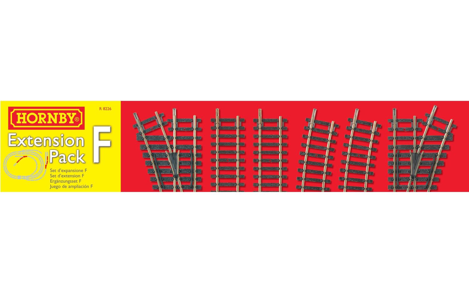 Hornby R8226 OO Gauge Track Extension Pack F Hornby R8226 OO Gauge Track Extension Pack F