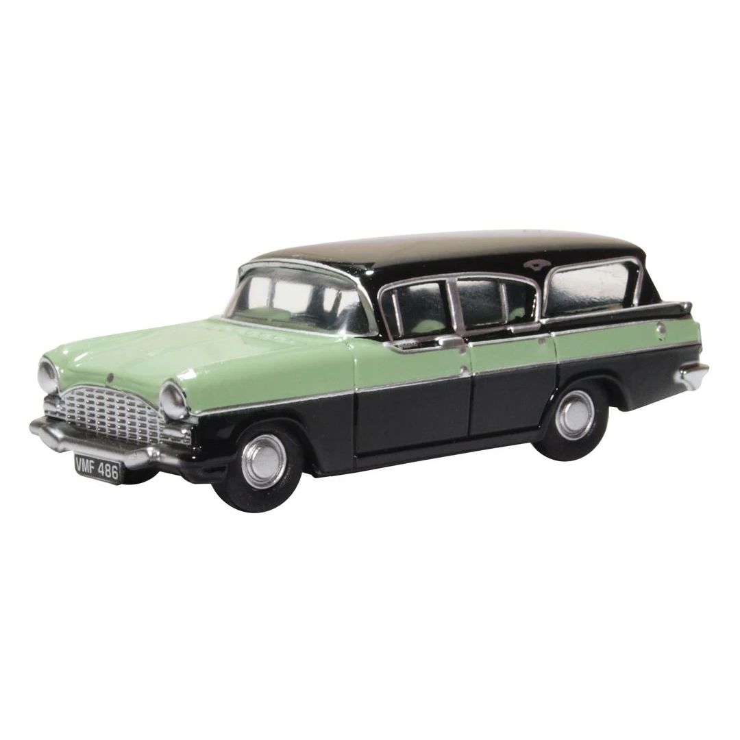Oxford Diecast 76CFE008 OO Gauge Vauxhall Cresta Friary Estate Versailles Green/Black