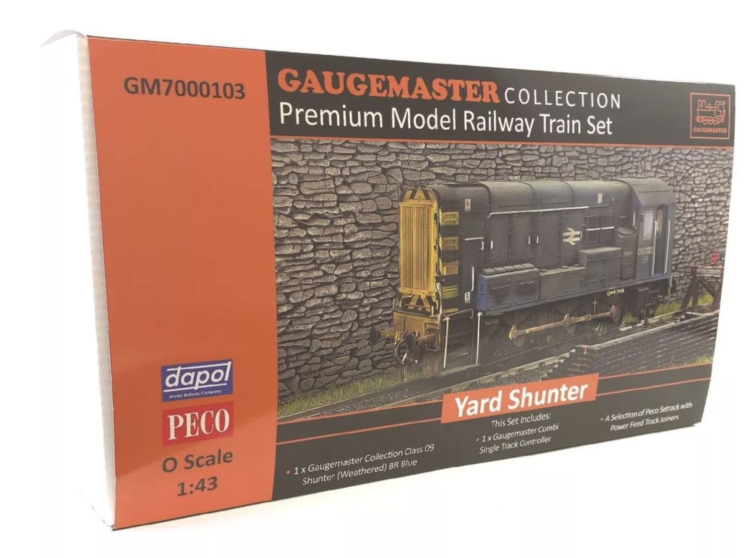 Gaugemaster GM7000103 - Yard Shunter Premium Starter Set - Scale 1:43 O Gauge