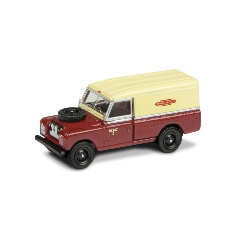 Oxford Diecast 120LAN2001 TT Gauge Land Rover Series 2 LWB Hard Top British Railways
