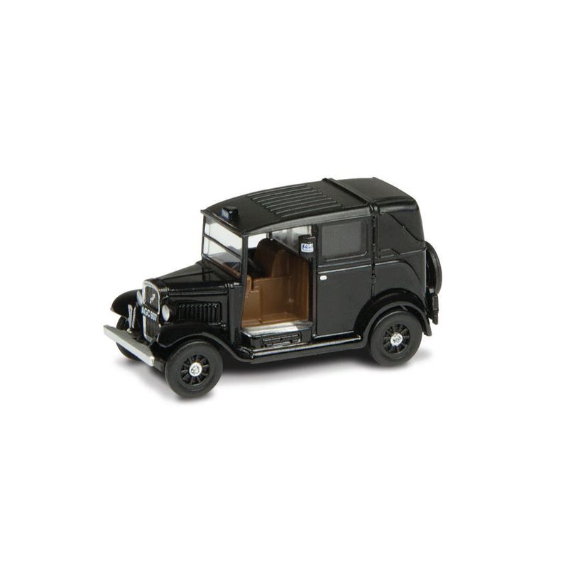 Oxford Diecast 120AT001 TT Gauge Austin Low Loader Taxi Black